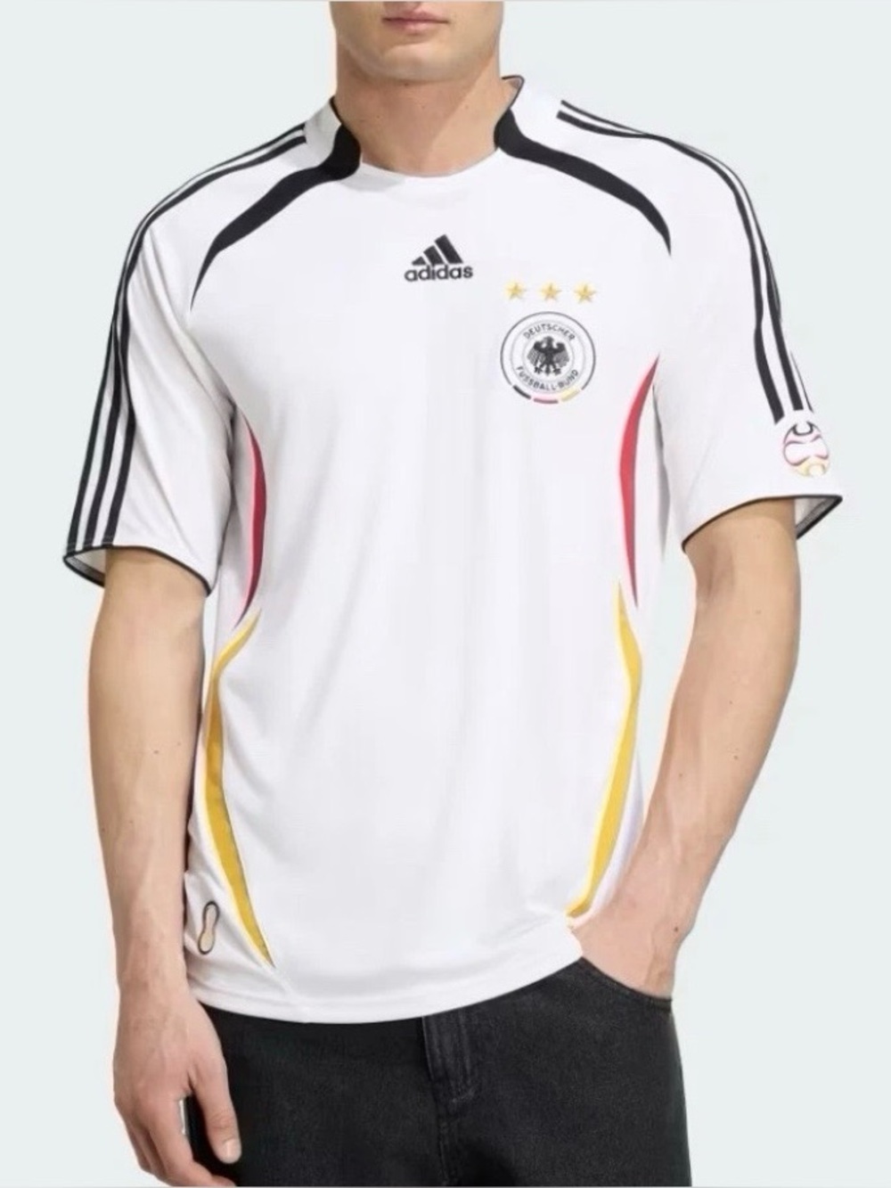 Vintage Adidas Germany 2006 World Cup Home Soccer Jersey 2XL DFB 088339